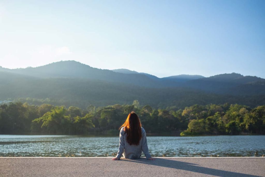 woman at sex addiction rehab