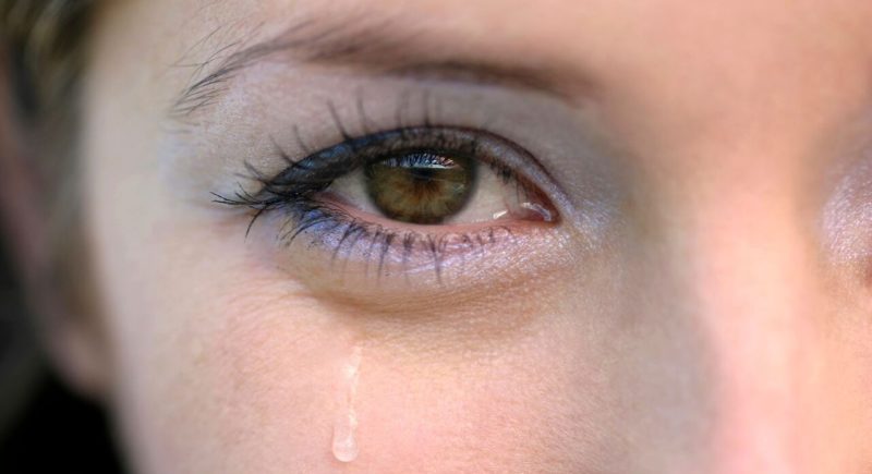 Women crying