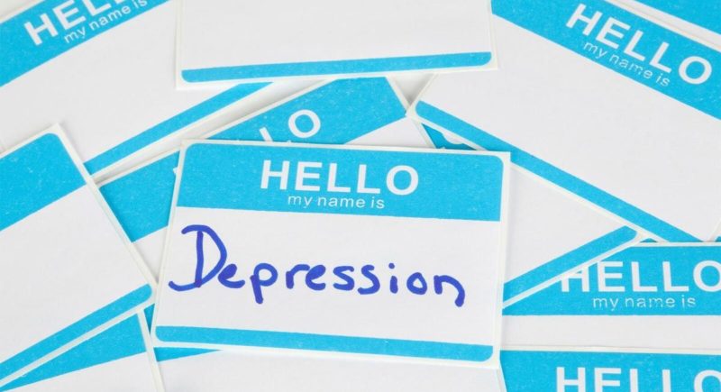 Hello My Name is Depression Name Tag