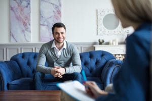 Man enjoying treatment at a dual diagnosis treatment center