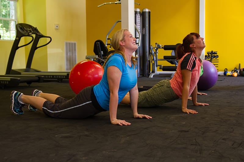 Women exercising at the gym rehab center photo gallery