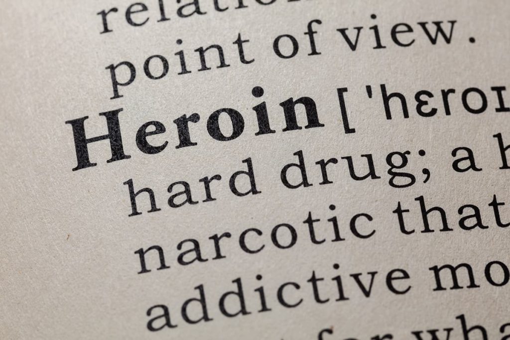 the definition of heroin when talking about long term effects of heroin