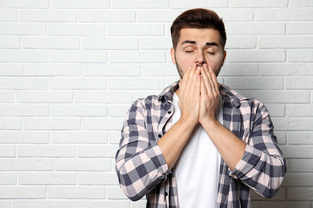 a man wondering meth effects on teeth