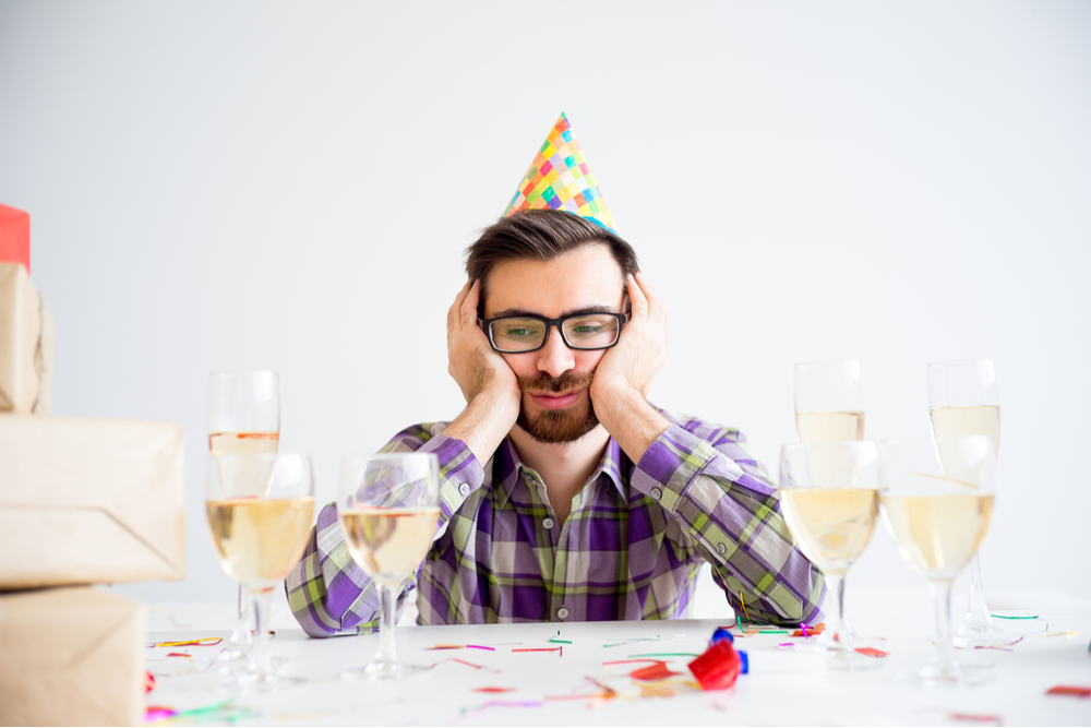 Man worried about drinking on all occasions and his alcohol consumption