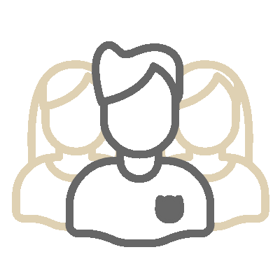 Three people, one male, two females.